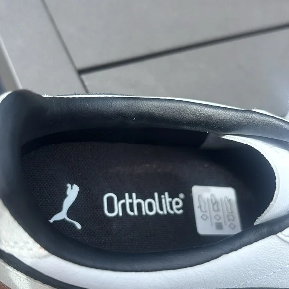 Women’s Puma Palermo Blk/ White Sneakers Size 8.5 - Picture 4 of 8